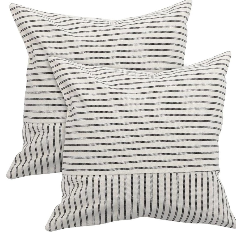 Pillow Covers 16x16, Accent Square Throw Pillow Covers Set of 2 - Picture 6 of 6